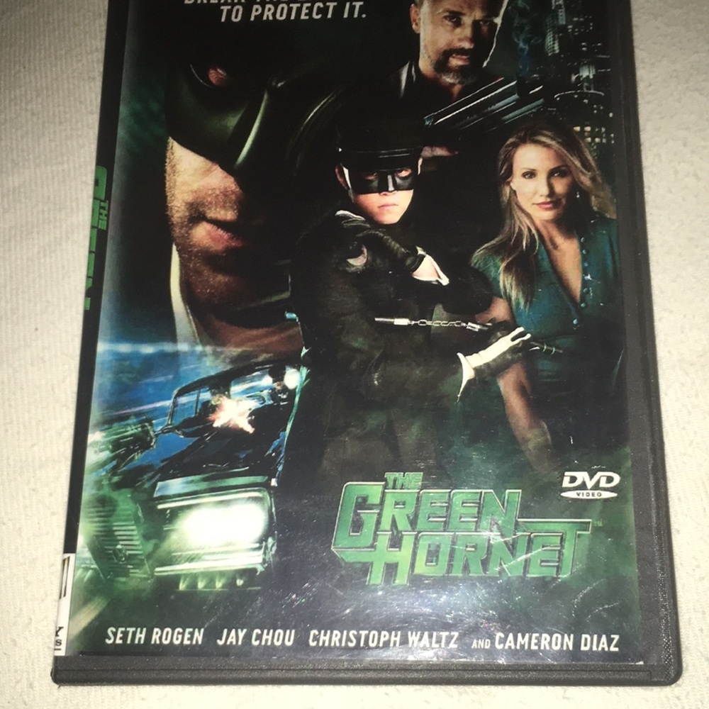 🍿 4/$20 The Green Hornet DVD Seth Rogen Cameron Diaz Action Comedy Widescreen